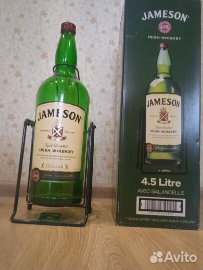 Бутылка качалка 4,5 литра от виски