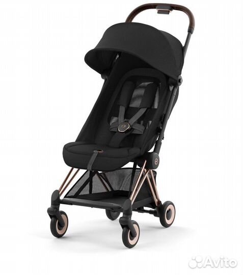 Коляска cybex coya Sepia Black (Rosegold Frame)