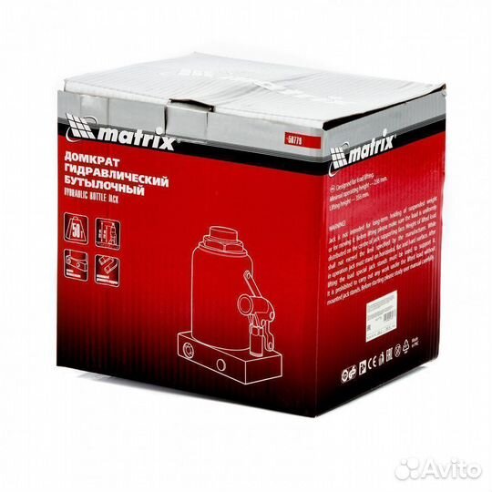 Домкрат Matrix бутылочный, 50 т, 236-356 мм