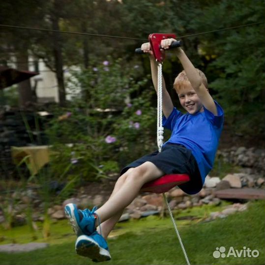 Зиплайн - Zip line - троллей (тарзанка)