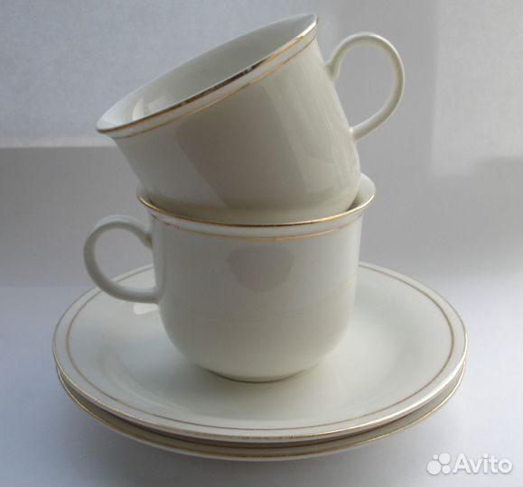 2 чайно-кофейные пары из набора Zepter