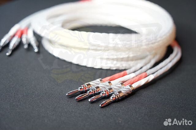 Hi-Fi кабель 8ag OCC посеребренный