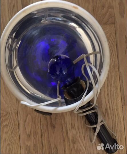 Лампа синяя