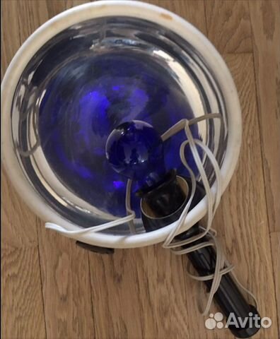 Лампа синяя