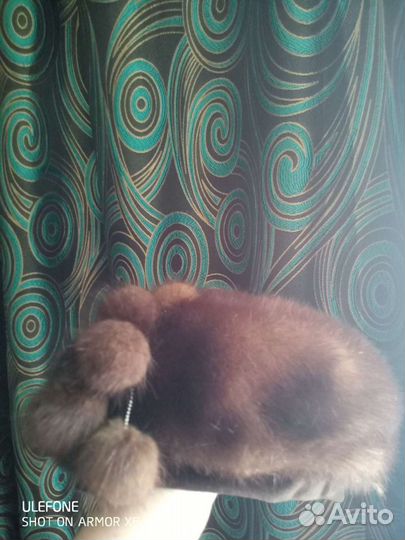 Берет норковый