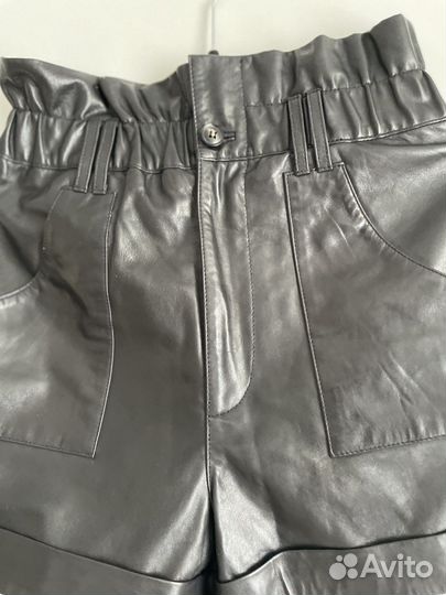 Шорты кожаные ba&sh новые