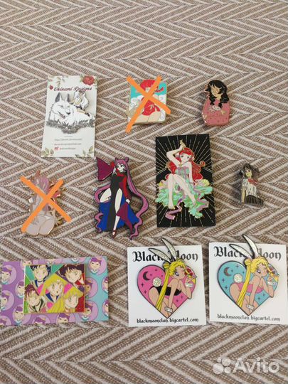 Коллекционные значки пины аниме