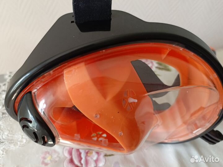 Маска для снорклинга полнолицевая