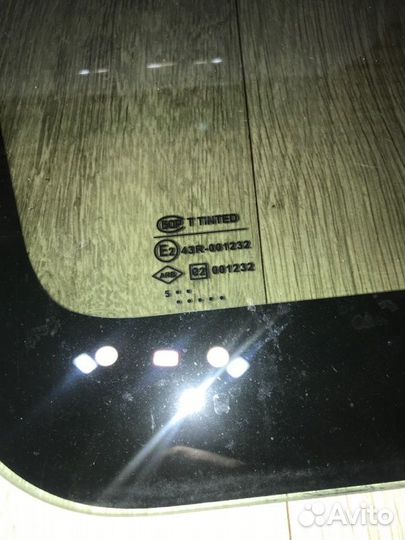 Стекло глухое заднее левое LADA Largus K4M 2017