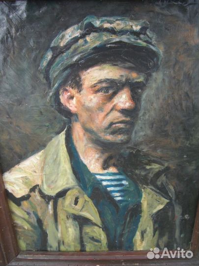 Портрет сталевара. 58г. Соцреализм