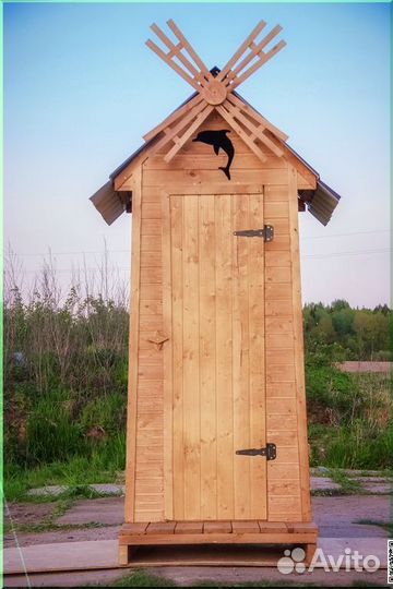 Дачный туалет с установкой KEY675