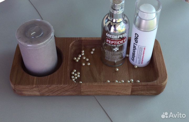 Поднос деревянный из бука,менажница