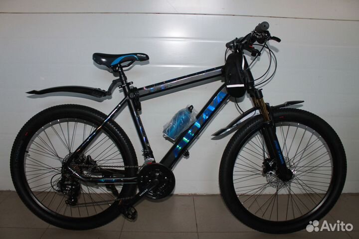 Скоростной велосипед Черный новый