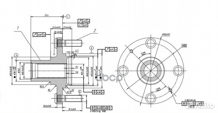 Ступица hyundai/KIA accent/atos/getz/I10/I20/RIO