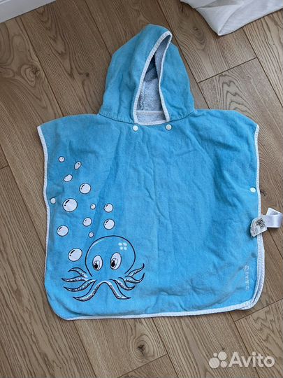 Полотенце-пончо Осьминог Декатлон 60*60 см. Хлопок