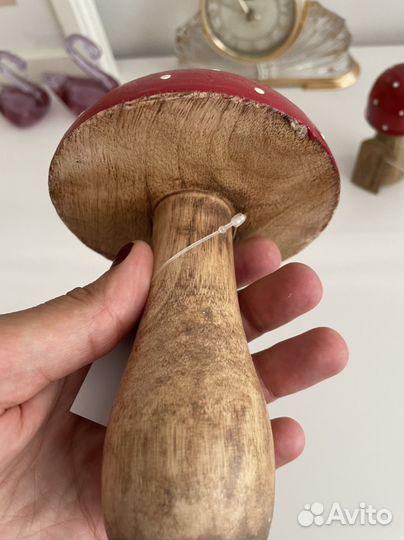 Декоративные деревянные грибы