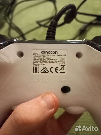 Геймпад Nacon Pro Compact белый