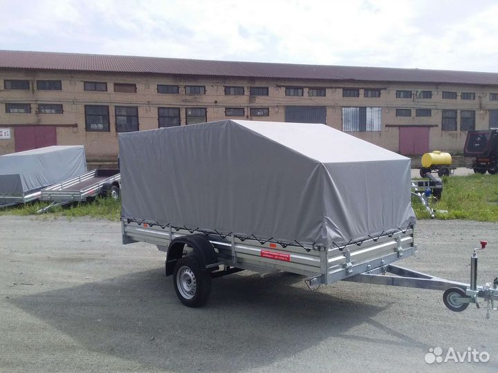 Прицеп мзса 817717.022 (3,5*1,5*0,29м). с тентом