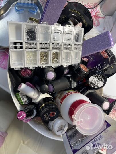 Все для наращивания ногтей, шеллак, педикюр