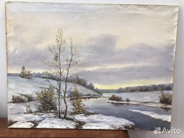 Картина художник Федосов Никита Петрович 1977г