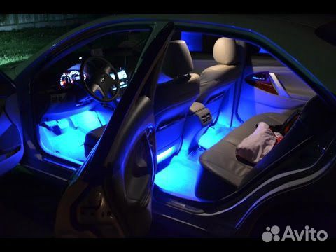 Подсветка новая в салон авто, разные цвета