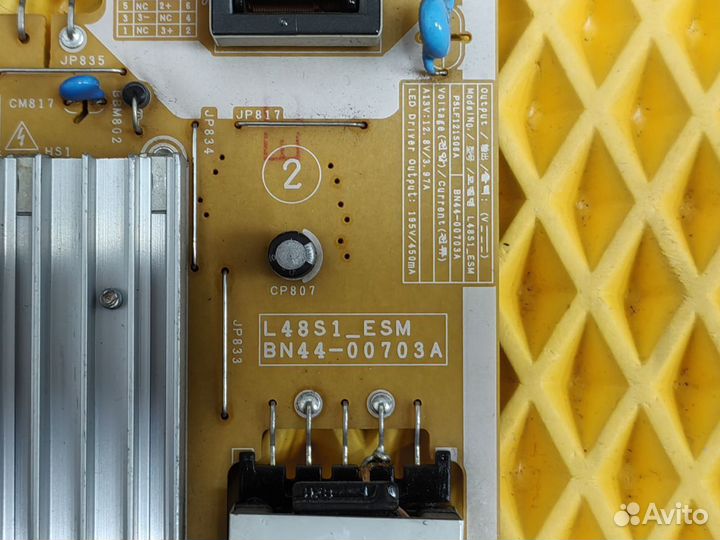 Блок питания для телевизора Samsung UE48J5100AU