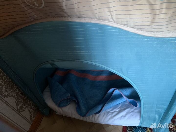 Детская кроватка манеж с матрасом