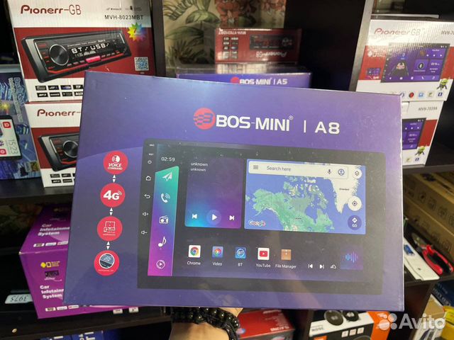 автомагнитола boss mini 2 din