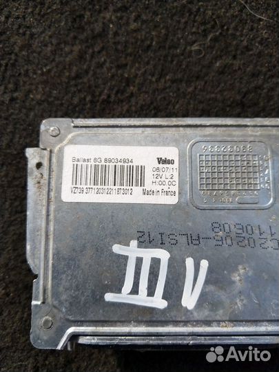 Блок розжига рено лагуна 3 эспейс 4 6G 89034934