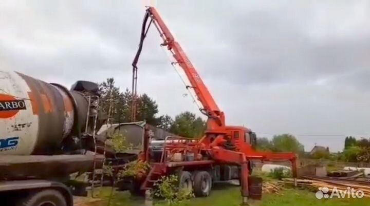 Бетононасос бетон м200 м350 с доставкой раствор