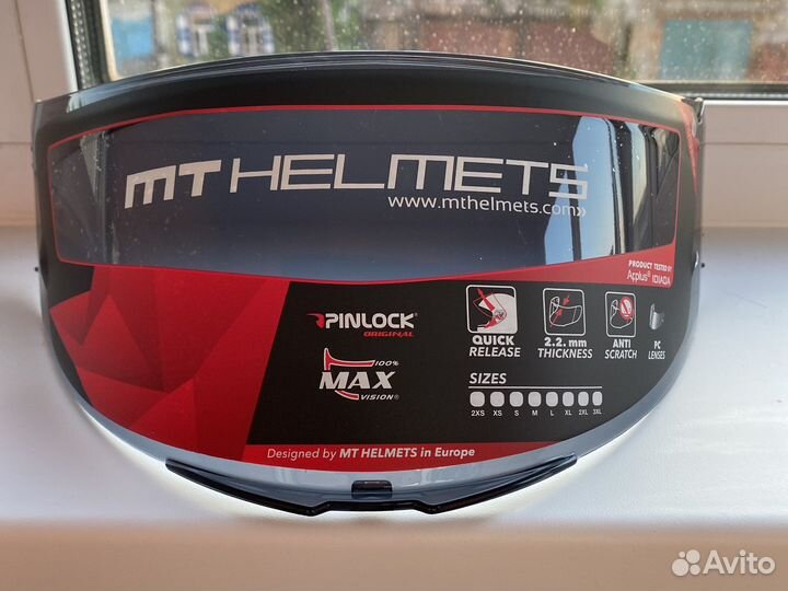 Черный визор