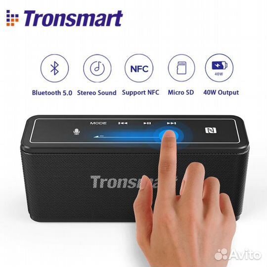 Портативная блютуз колонка Tronsmart Mega 40 вт