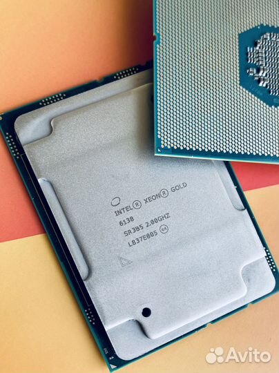 Intel Xeon Gold 6138 20 core 2.0-3.7 GHz