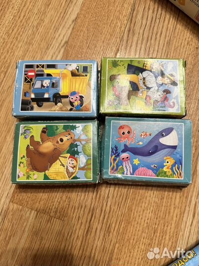 Пазлы 4 шт по 24 детали