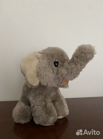 Мягкая игрушка медведь, лось, слон, обезьяна