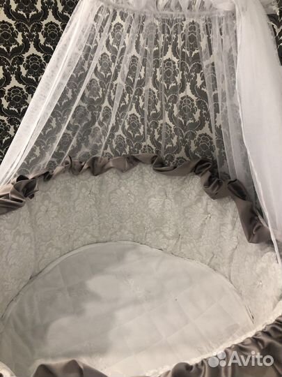 Бортики в кроватку, балдахин