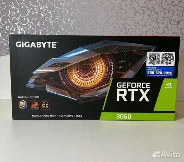 Видеокарта gigabyte nvidia GeForce RTX 3050