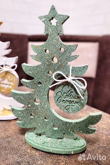 Новогодний сувенир из гипса