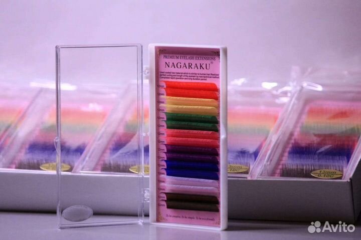 Ресницы для наращивания nagaraku / нагараку пучки