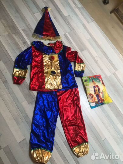 Новогодний костюм Петрушка. 5-7 лет