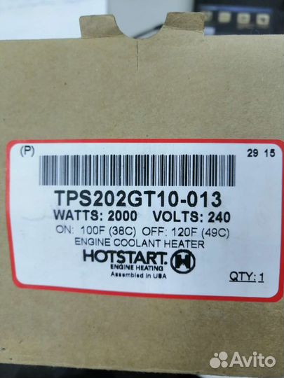 Предпусковой подогреватель tps202gt10-013