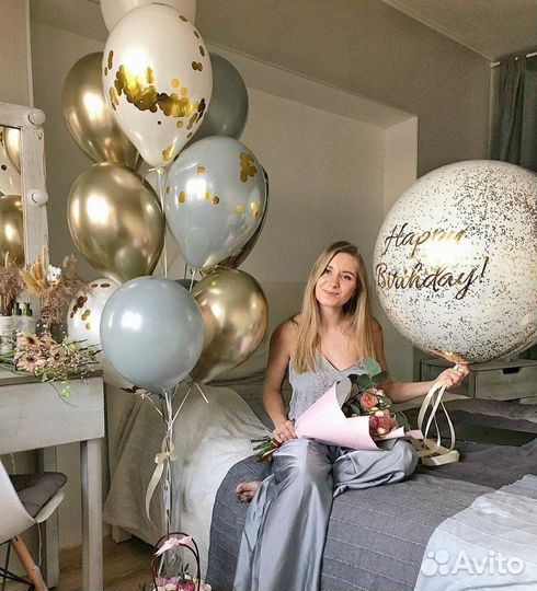 Гелевые воздушные шары с доставкой 24/7