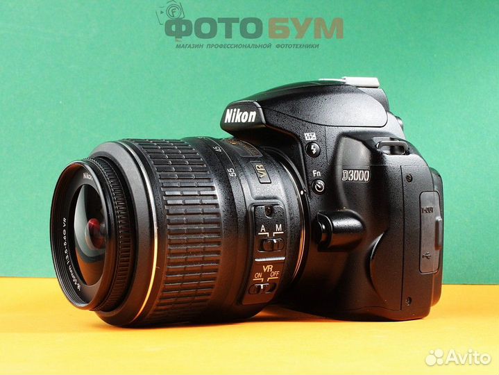 Фотоаппарат Nikon D3000 kit 18-55G VR