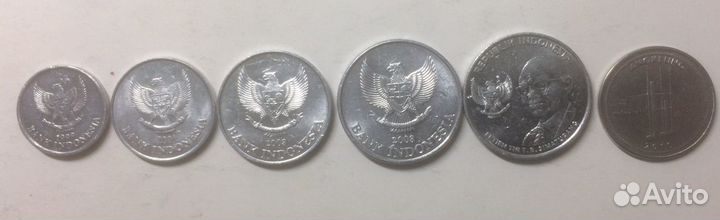 Набор монет Индонезия