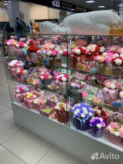 Букет цветов из мыла