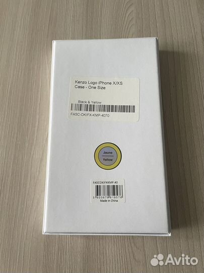 Чехол Kenzo Logo iPhone X/XS Case