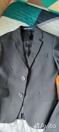 Костюм детский (пиджак, жилет, брюки 3 шт) 116-128