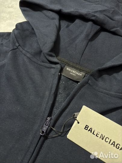 Зип Худи Balenciaga Polo Blue