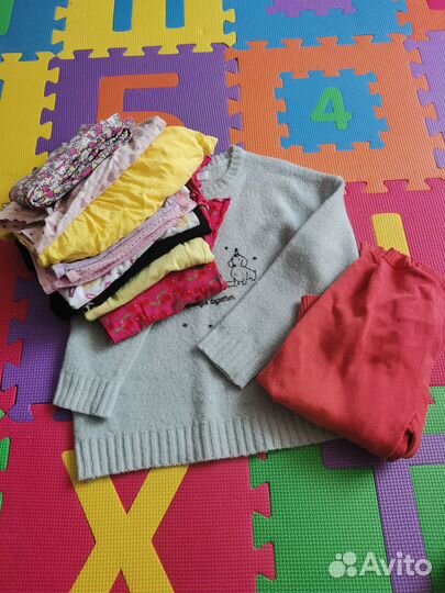 Одежда на девочку 6-7лет пакетом