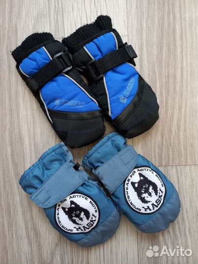 Шапки и варежки 3-4 года